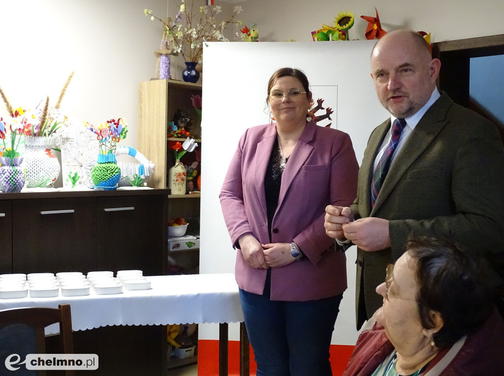 Czujki czadu dla seniorów z Domu Pomocy w Chełmnie