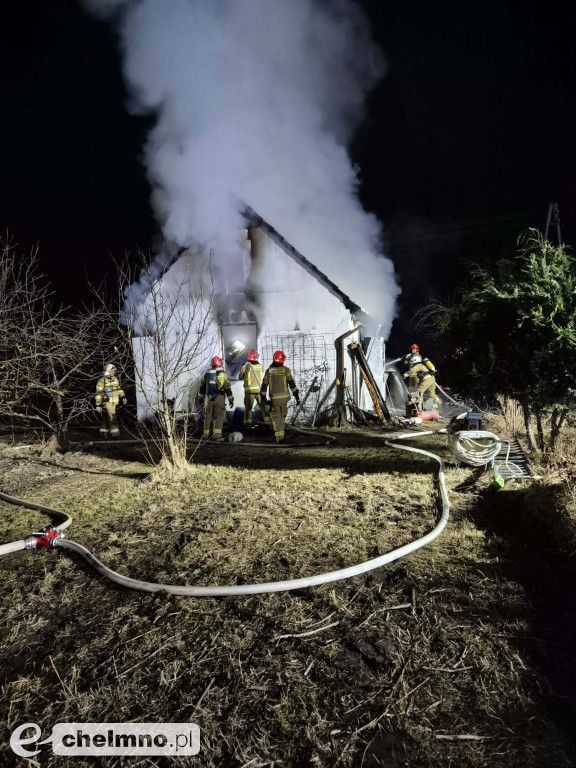 Pracowita noc strażaków w okolicach Chełmna