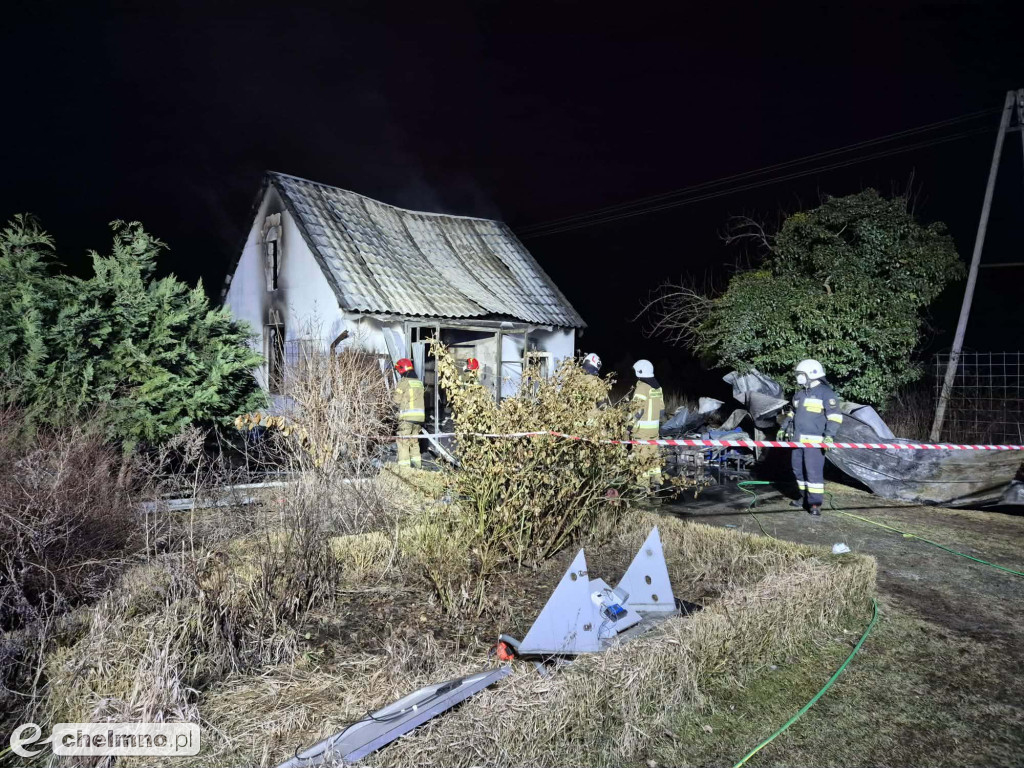 Pracowita noc strażaków w okolicach Chełmna