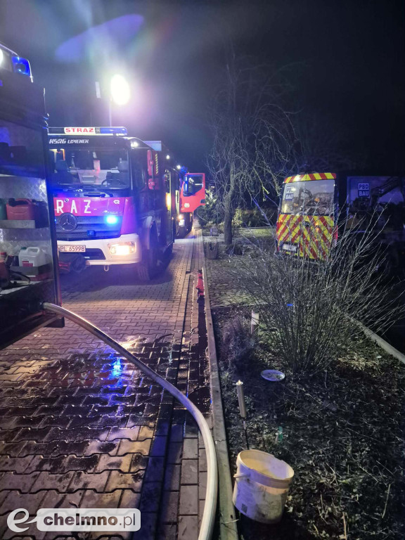Pracowita noc strażaków w okolicach Chełmna