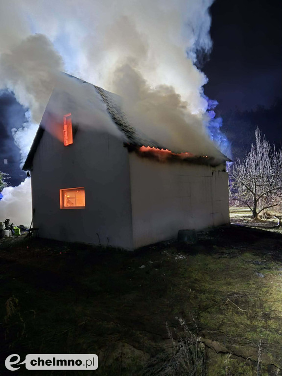 Pracowita noc strażaków w okolicach Chełmna
