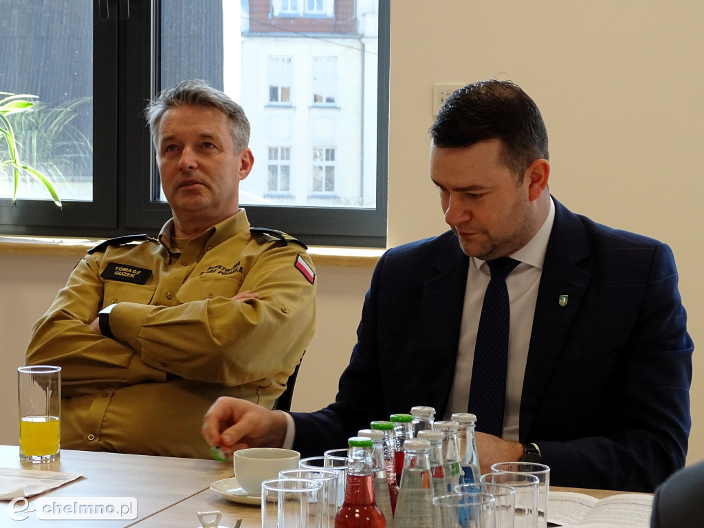 Rozmawialiśmy o środkach na bezpieczeństwo