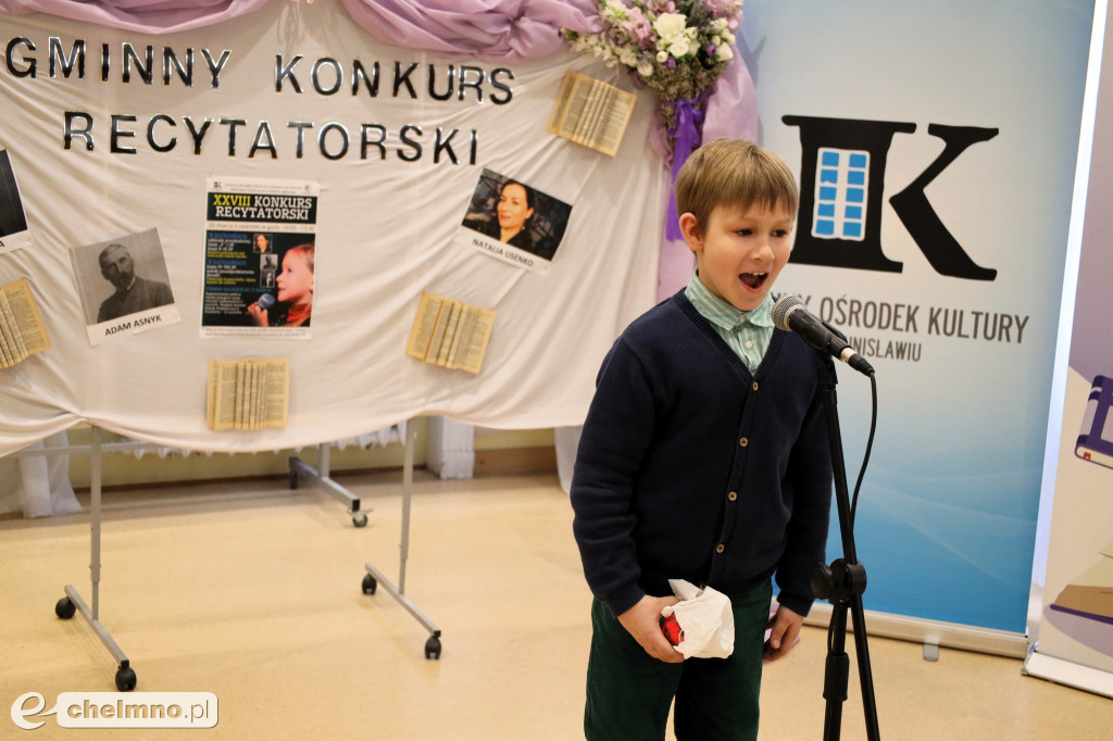 Zmierzyli się w recytacji wierszy