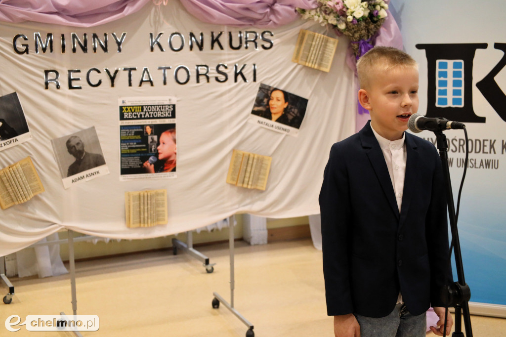 Zmierzyli się w recytacji wierszy