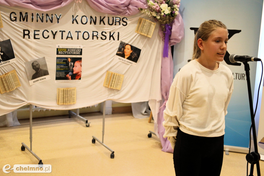 Zmierzyli się w recytacji wierszy
