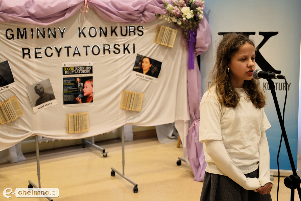 Zmierzyli się w recytacji wierszy