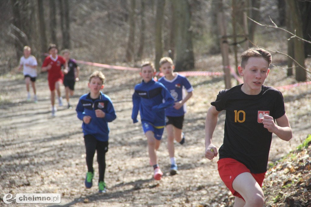 Przełaje w Parku Słowackiego w Chełmnie Rywalizowało 100 uczniów