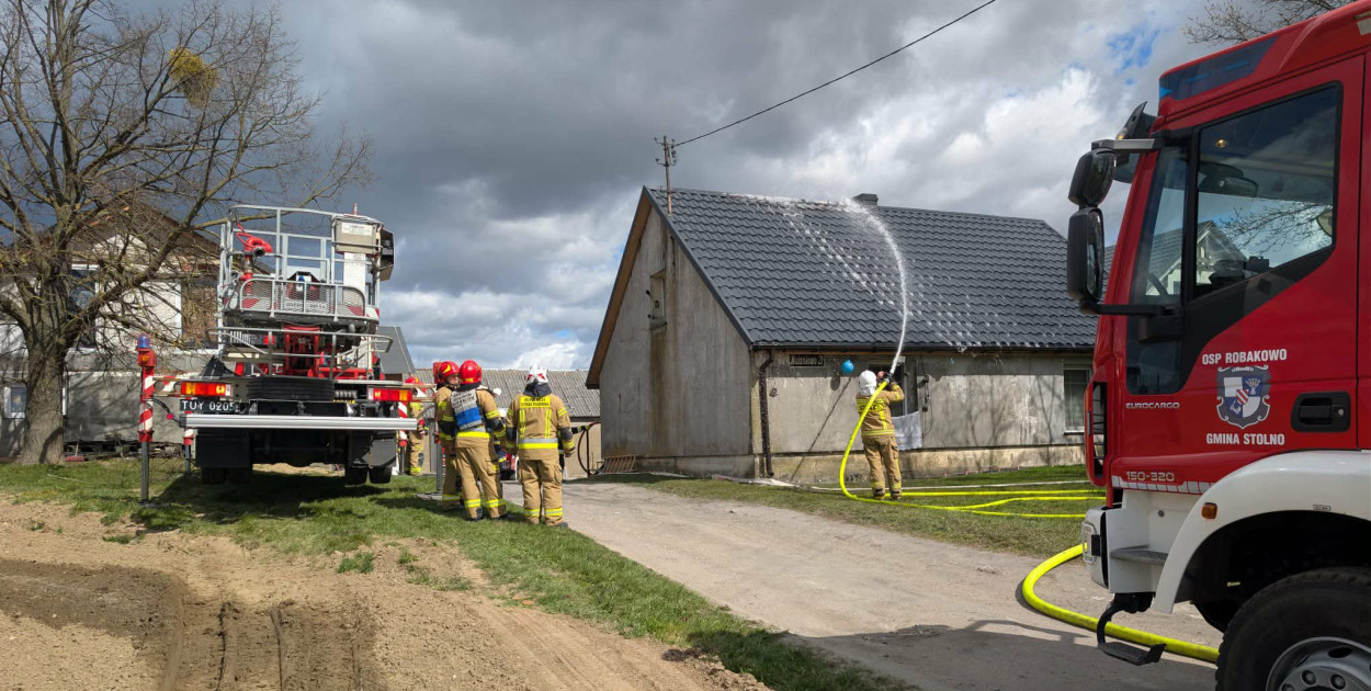 Piekło pod dachem – walka z pożarem w Malankowie