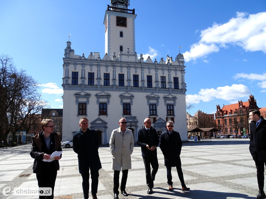 Minister Grzegorz Karpiński z wizytą w Chełmnie
