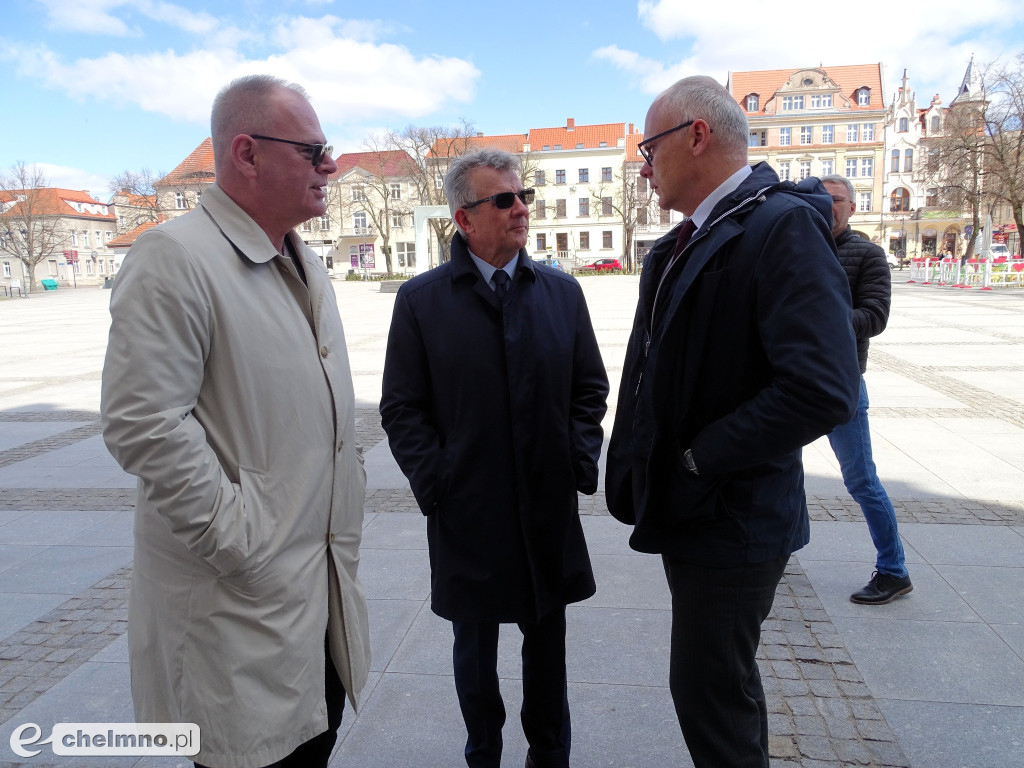 Minister Grzegorz Karpiński z wizytą w Chełmnie