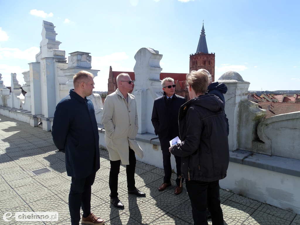 Minister Grzegorz Karpiński z wizytą w Chełmnie
