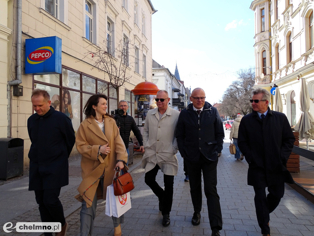 Minister Grzegorz Karpiński z wizytą w Chełmnie