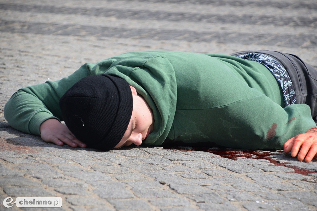 Tragiczny wypadek w centrum Chełmna. Wiele osób poszkodowanych!