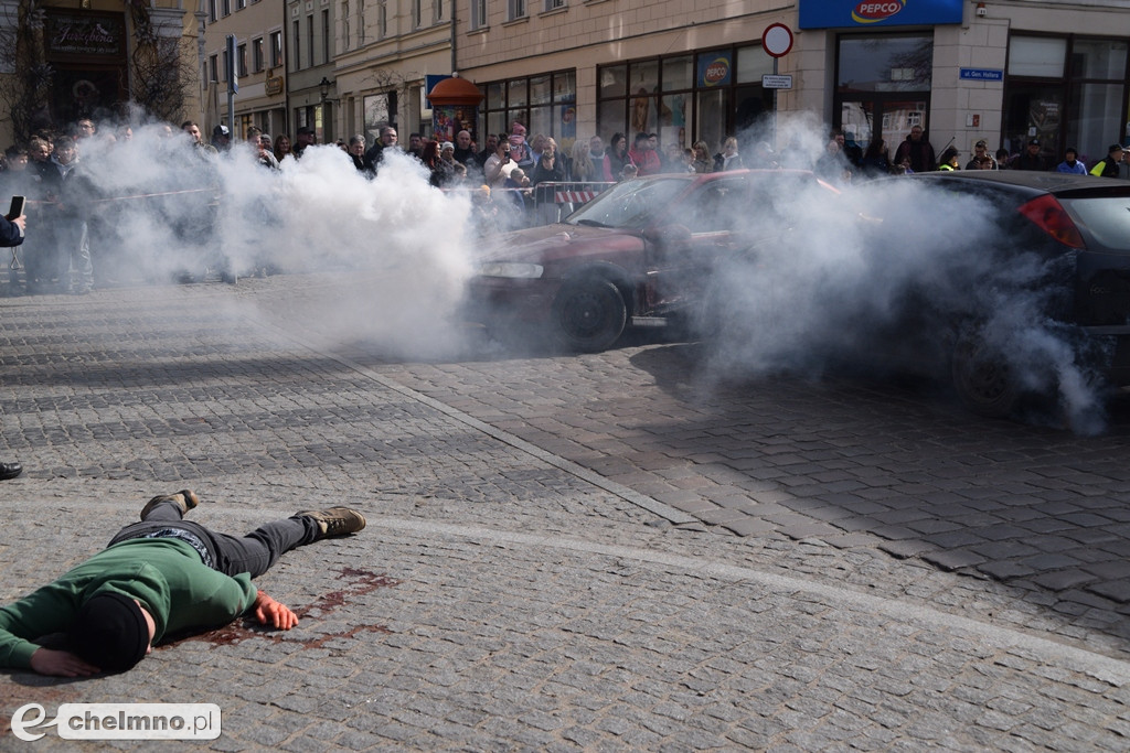 Tragiczny wypadek w centrum Chełmna. Wiele osób poszkodowanych!
