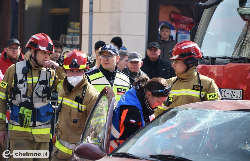 Tragiczny wypadek w centrum Chełmna. Wiele osób poszkodowanych!
