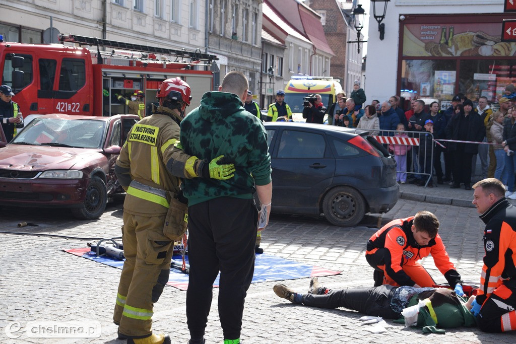 Tragiczny wypadek w centrum Chełmna. Wiele osób poszkodowanych!