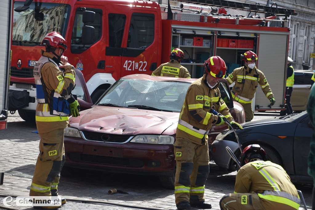 Tragiczny wypadek w centrum Chełmna. Wiele osób poszkodowanych!