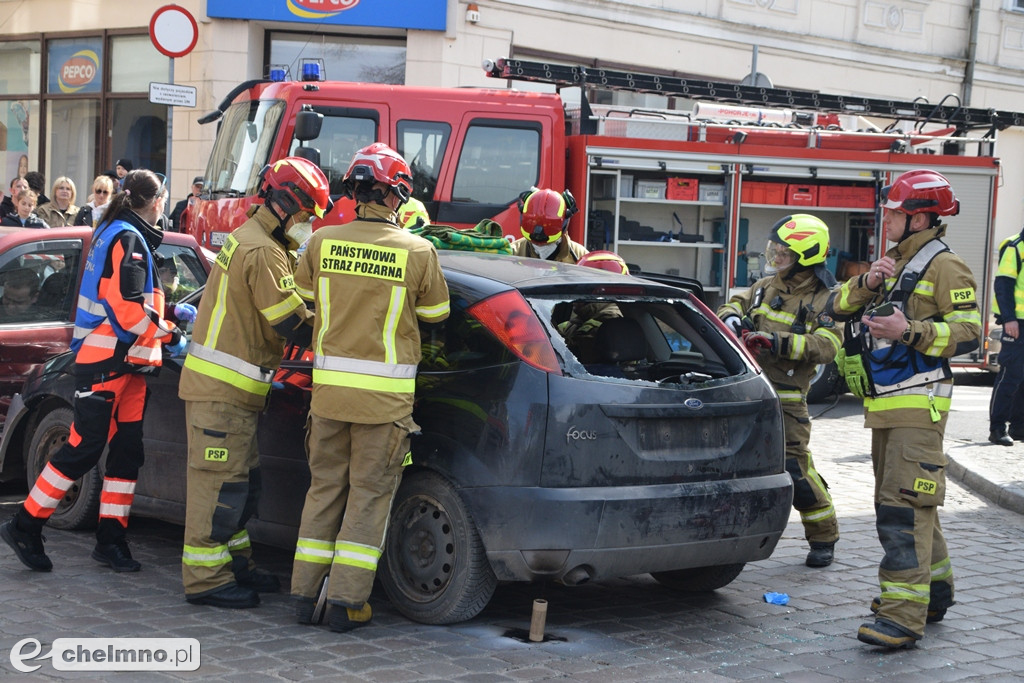 Tragiczny wypadek w centrum Chełmna. Wiele osób poszkodowanych!
