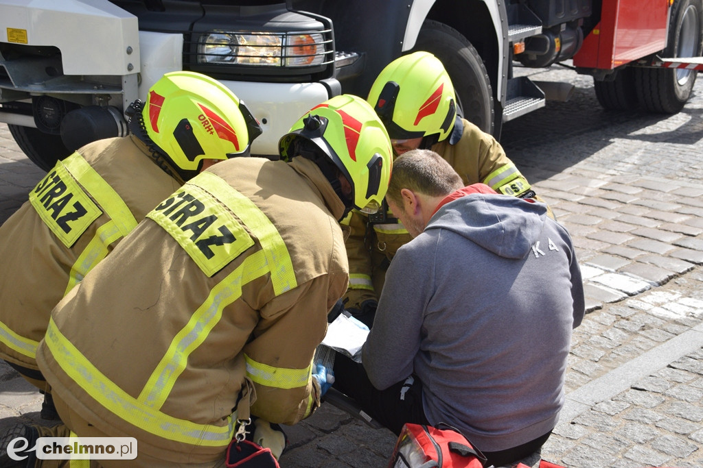 Tragiczny wypadek w centrum Chełmna. Wiele osób poszkodowanych!