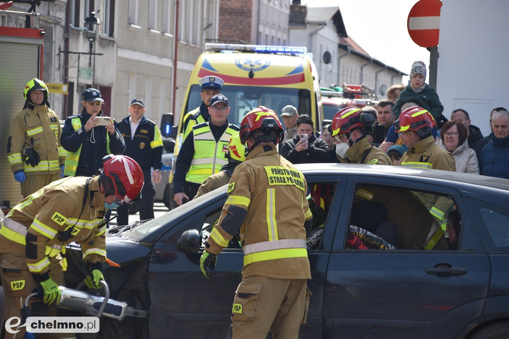 Tragiczny wypadek w centrum Chełmna. Wiele osób poszkodowanych!