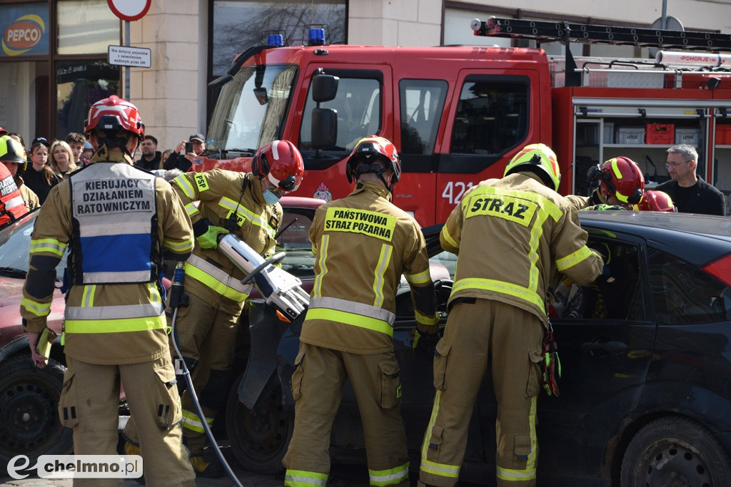 Tragiczny wypadek w centrum Chełmna. Wiele osób poszkodowanych!