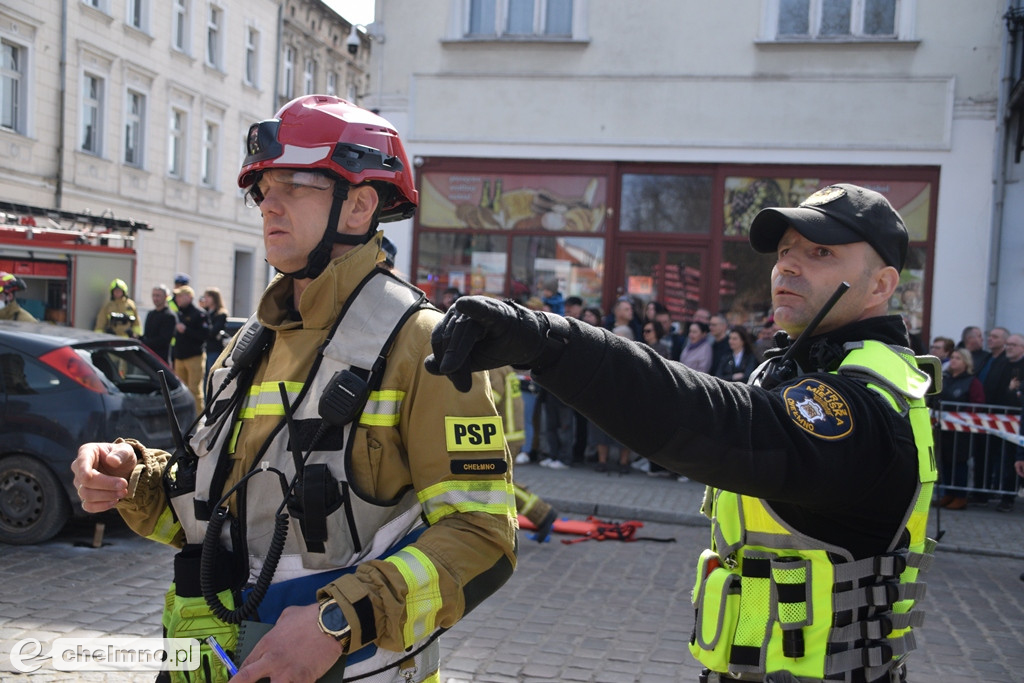Tragiczny wypadek w centrum Chełmna. Wiele osób poszkodowanych!
