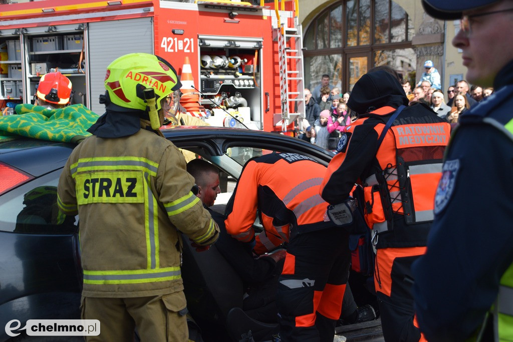 Tragiczny wypadek w centrum Chełmna. Wiele osób poszkodowanych!