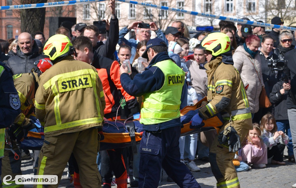 Tragiczny wypadek w centrum Chełmna. Wiele osób poszkodowanych!