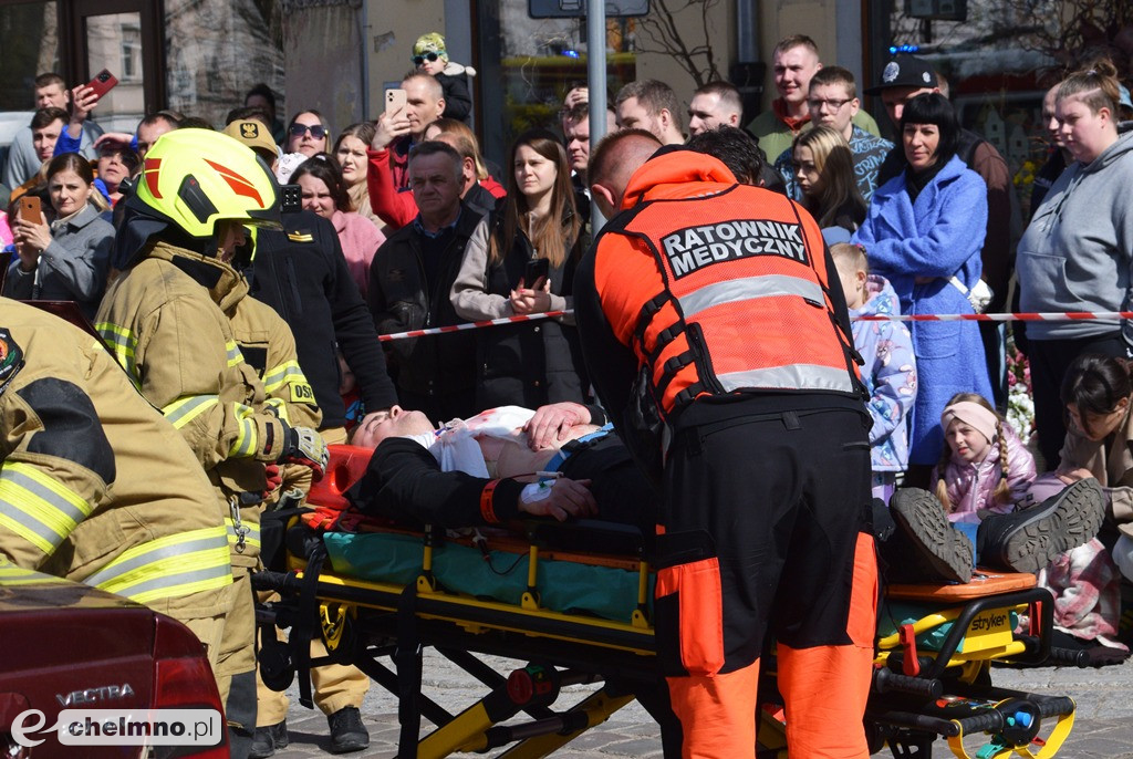 Tragiczny wypadek w centrum Chełmna. Wiele osób poszkodowanych!