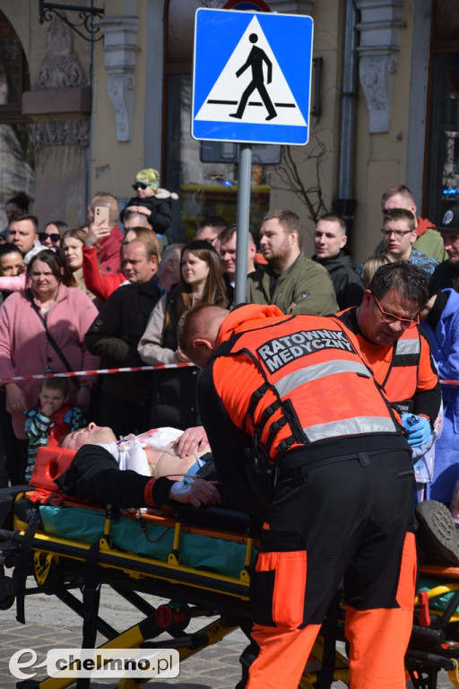 Tragiczny wypadek w centrum Chełmna. Wiele osób poszkodowanych!