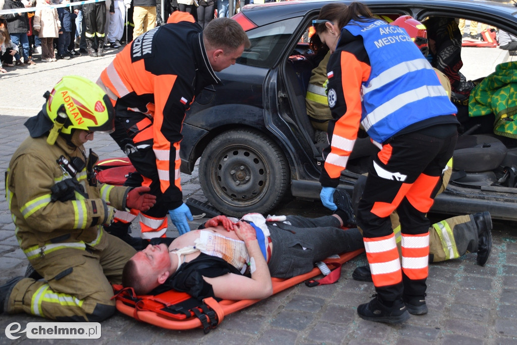 Tragiczny wypadek w centrum Chełmna. Wiele osób poszkodowanych!