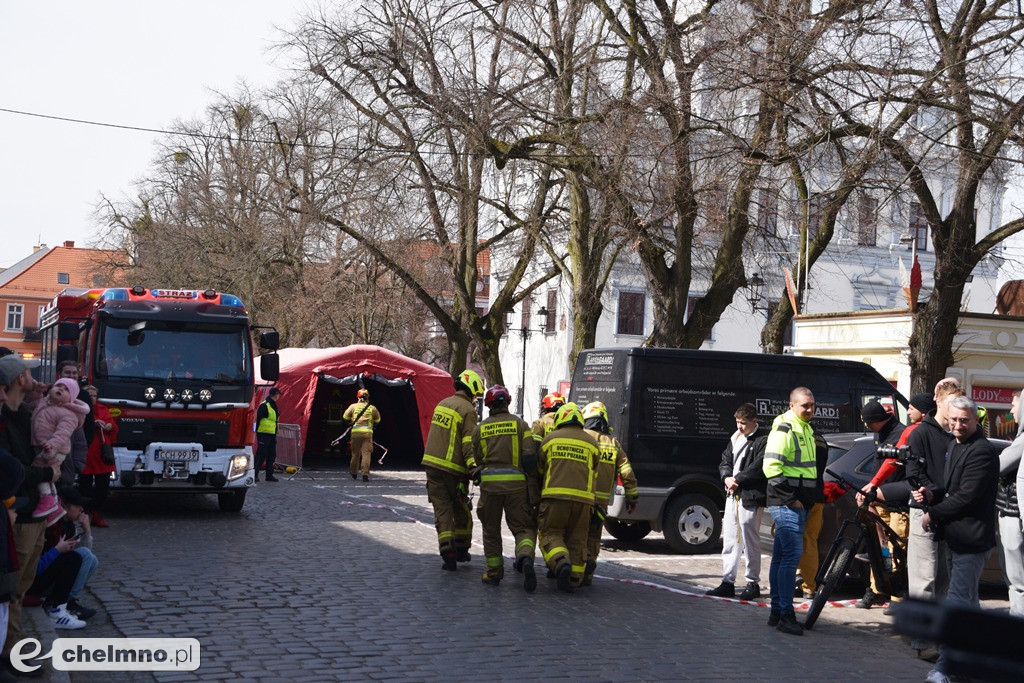 Tragiczny wypadek w centrum Chełmna. Wiele osób poszkodowanych!