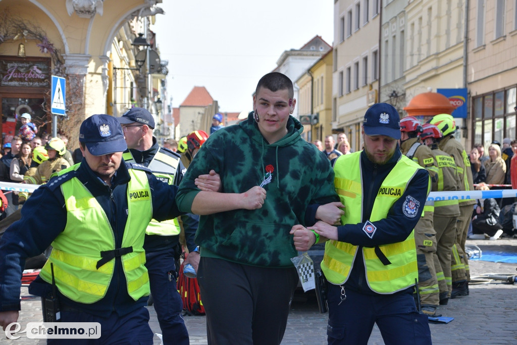 Tragiczny wypadek w centrum Chełmna. Wiele osób poszkodowanych!