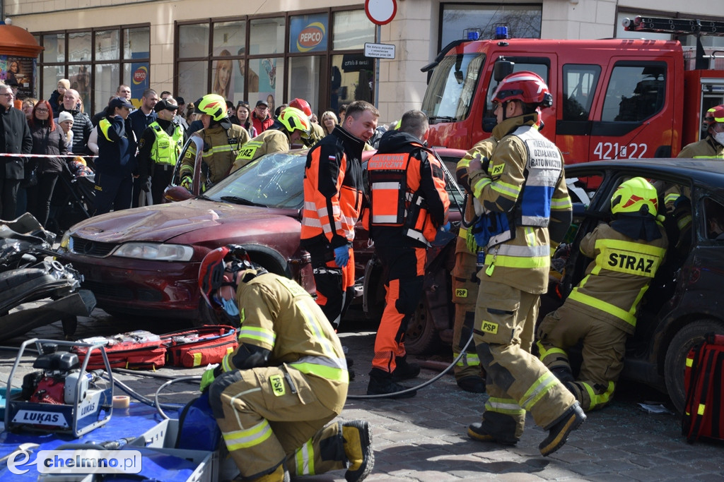 Tragiczny wypadek w centrum Chełmna. Wiele osób poszkodowanych!