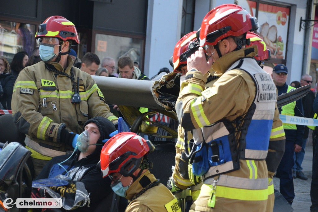 Tragiczny wypadek w centrum Chełmna. Wiele osób poszkodowanych!