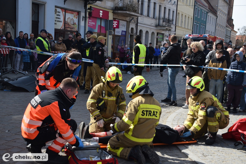 Tragiczny wypadek w centrum Chełmna. Wiele osób poszkodowanych!