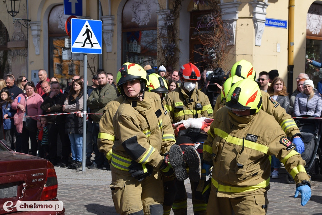 Tragiczny wypadek w centrum Chełmna. Wiele osób poszkodowanych!