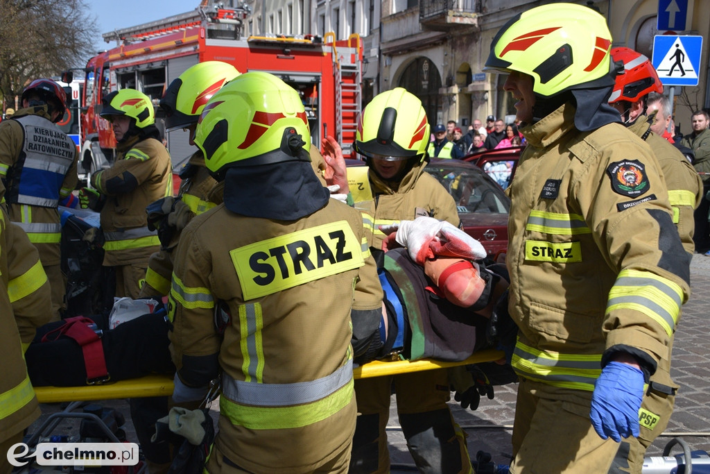 Tragiczny wypadek w centrum Chełmna. Wiele osób poszkodowanych!