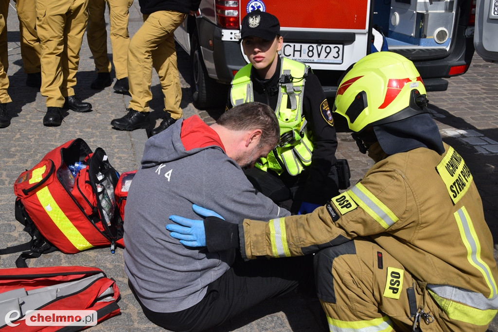 Tragiczny wypadek w centrum Chełmna. Wiele osób poszkodowanych!