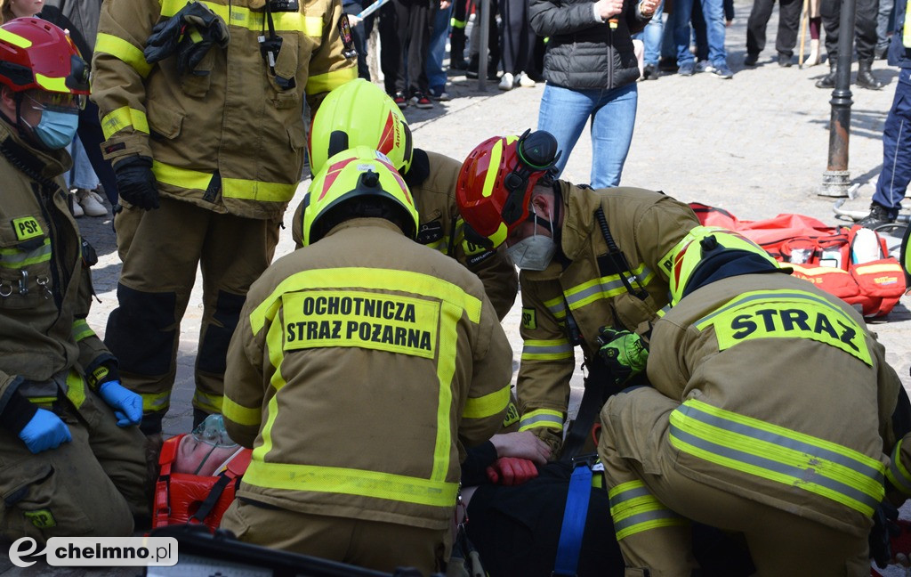 Tragiczny wypadek w centrum Chełmna. Wiele osób poszkodowanych!