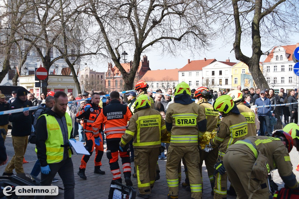 Tragiczny wypadek w centrum Chełmna. Wiele osób poszkodowanych!
