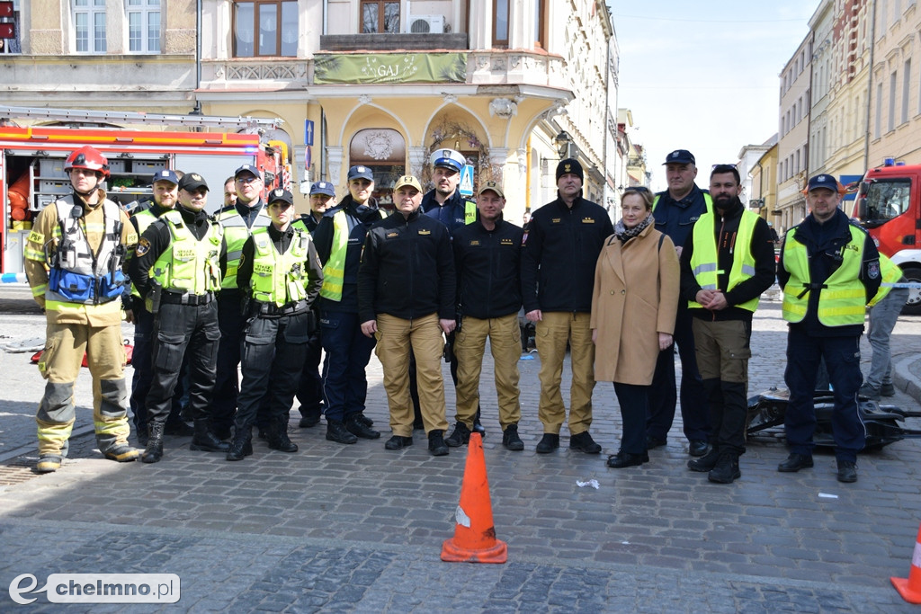 Tragiczny wypadek w centrum Chełmna. Wiele osób poszkodowanych!