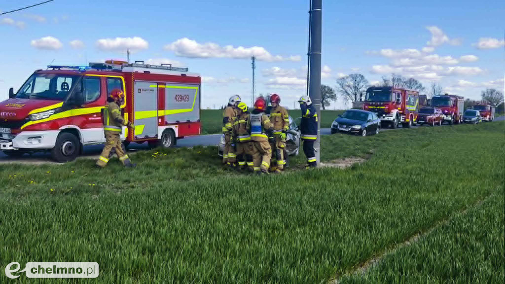 Dwie osobówki zderzyły się w Jeleńcu