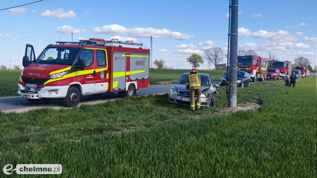 Dwie osobówki zderzyły się w Jeleńcu