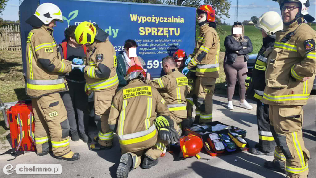 Dwie osobówki zderzyły się w Jeleńcu