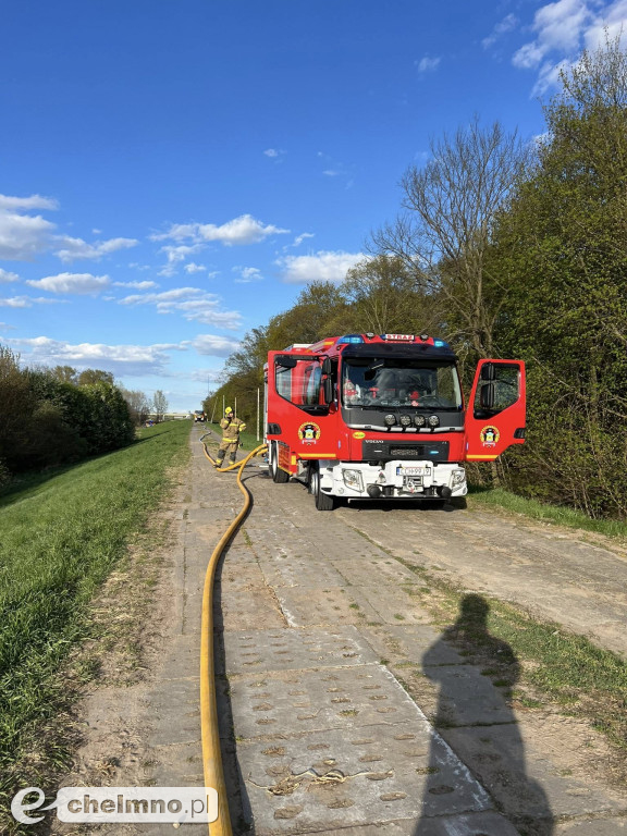 Strażackie ćwiczenia doskonalące współpracę
