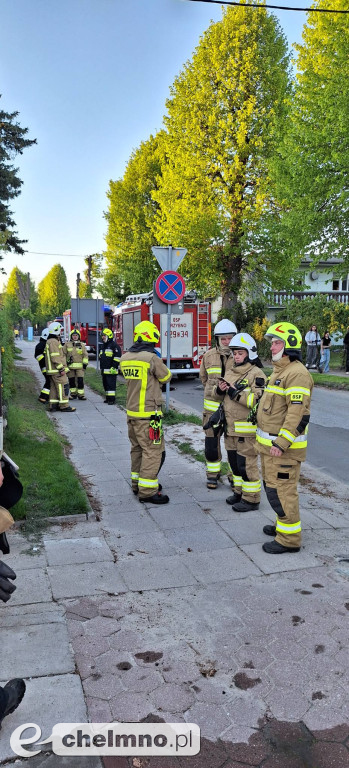 Pożar budynku mieszkalnego w Unisławiu