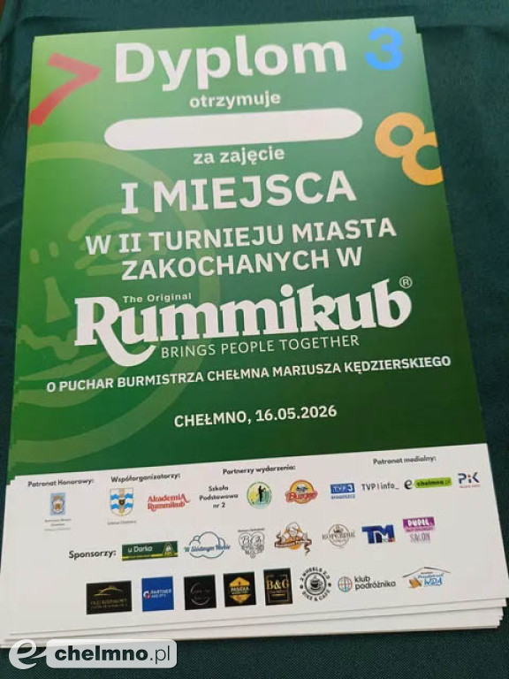 Wyniki II Turnieju Rummikub Miasta Zakochanych