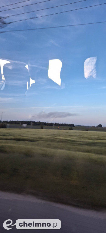 Pożar trzcinowisk w Podwiesku. Strażacy walczyli z ogniem