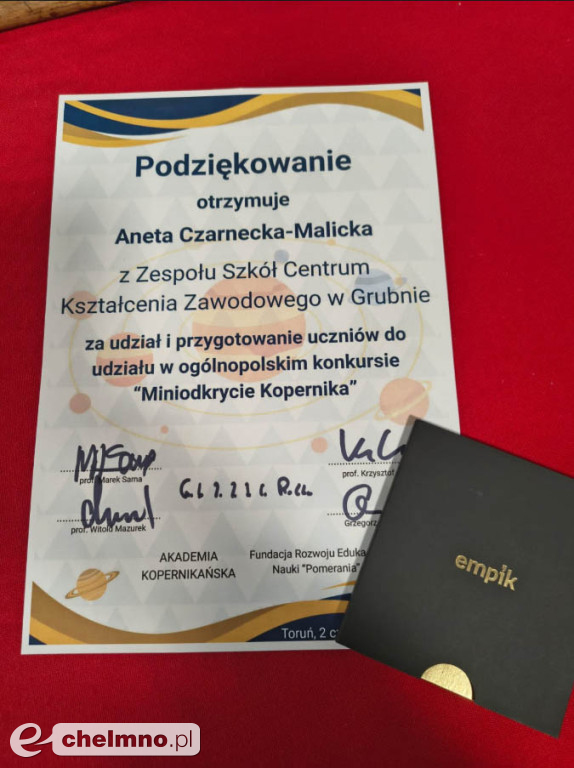 Sukces naszych uczniów w Ogólnopolskim Konkursie